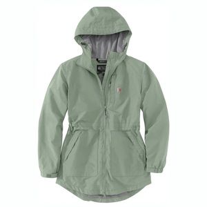 NWT Carhartt Rain Defender Rain Jacket Women's size M (8-10) color: Succulent